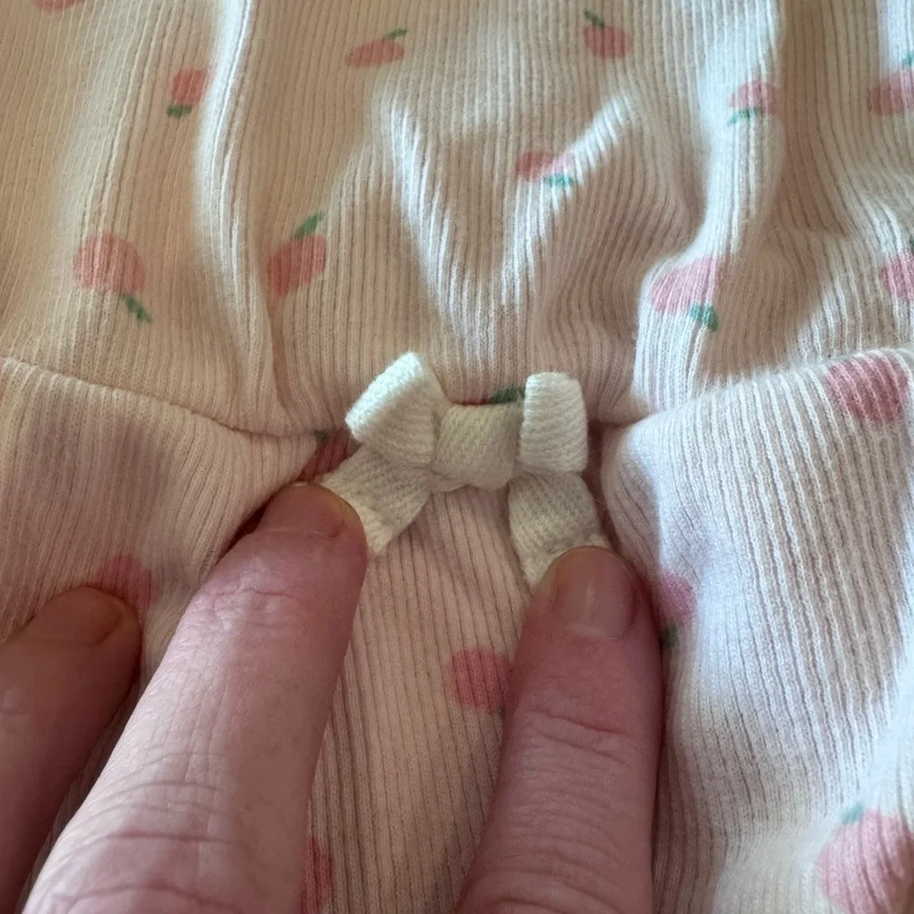 Carter’s 9M baby girl dress with diaper cover and bow